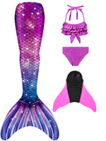 1 x RAW Customer Returns shepretty mermaid fin girls New Mermaid Tail Swimsuit for Adults and Children, R8fen-140 - RRP €43.36