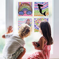 3 x Brand New FORMIZON Suncatcher Craft Sets for Kids, 5 Themes Suncatcher Diamond Painting Set, DIY Diamond Toy Arts and Crafts for Girls Ages 6 and Up, Diamond Painting Kids Craft Sets for Home Window Decoration - RRP €20.55