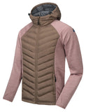 1 x Brand New Mapamyumco Men s Thermal Insulation Running Jacket, Thermal Hybrid Hiking Jacket Light Brown L - RRP €99.99