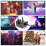 1 x RAW Customer Returns Snow Machine, Hakuta 800W Snow Machine with 8 LED RGB Lights, 13 LED Light Colors and 2 Remote Controls, Perfect for Halloween, Christmas, Wedding, Parties and DJ Stage - RRP €87.44