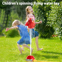 5 x Brand New Rocket Water Sprinkler Kids Rocket Sprinkler Water Rocket Sprinkler Boys Girls Outdoor Water Rocket for Summer Backyard Rotation Rocket Sprinkler Gifts Red  - RRP €82.4