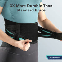 1 x RAW Customer Returns AGPTEK Lumbar Back Support Belt, Comfortable and Breathable Lumbar Support Belt for Men and Women, to Relieve the Pain of Herniated Disc, Sciatica, Scoliosis M 85-105cm  - RRP €35.99