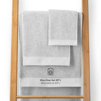 1 x RAW Customer Returns Blumtal Premium terry towel set with hanging loops - cotton Oeko-TEX certified, soft, absorbent - 2x bath towel 70x140 cm , 2x hand towel 50x100 cm , taupe - RRP €30.24