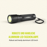 19 x Brand New REWIND powerful, robust and handy aluminum LED flashlight, 340 lumens, 280 m range, 332 g - RRP €471.01