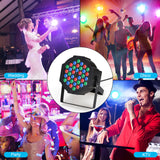 1 x RAW Customer Returns 36 LED spotlight par spotlight - 4 pieces par stage light DMX light disco light spotlight par light stage light with remote control RGB light effect party light for KTV stage show music Christmas - RRP €83.99