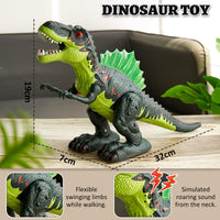 1 x RAW Customer Returns TOEY PLAY T-Rex Dinosaur Figures, Dinosaur Toys with Spray, Walking, Lights and Roar, Gifts for Kids Boys Girls 3 4 5 Years - RRP €18.99