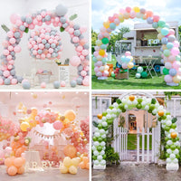 1 x RAW Customer Returns Q-WOOFF Balloon arch, balloon arch frame, 3 m balloon garland in free size, for decorating birthdays, weddings, gender reveal party decoration, reusable for indoor and outdoor use - RRP €29.99