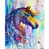 1 x RAW Customer Returns Xinstroe Diamond Painting Horse Set, DIY Diamond Painting by Numbers Kit, 5D Diamond Painting Horse Embroidery Craft Canvas Wall Decor Diamond Painting 50 x 40 cm - RRP €9.94