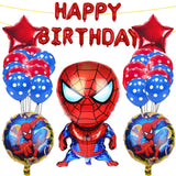 75 x Brand New Yisscen Birthday Decorations Spiderman Balloon Set, Aluminum Helium Balloon Kids Birthday Party Decoration Supplies Kit, Superhero Theme Party Latex Balloon - RRP €1209.75