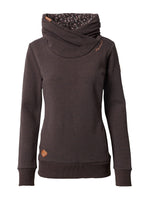 1 x RAW Customer Returns Ragwear Women s Sweatshirt ANABELKA Dark Brown XXL - RRP €44.56