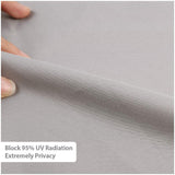 1 x RAW Customer Returns Sekey balcony privacy screen balcony cover balcony cladding opaque wind and UV protection, 100 privacy, with eyelets, nylon cable ties and cord, light grey 0.9 6m - RRP €31.42