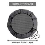 2 x Brand New Rain Barrel Net Pack of 2 Net Cover Adjustable Weather Resistant Rain Barrels Pull Ko Rain Barrel Rubbish Rain Barrel Cover Net Protective Net Cover with Drawstring Protective Net for Rain Barrel 80 cm - RRP €40.8