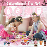 2 x Brand New STAY GENT Children s Tea Set, 38pcs Children s Tea Set Role Play Toy with Coffee Machine Plastic Coffee Dessert for Tea Parties and Picnics, Gifts for Boys Girls Ages 3 4 5 6 and Up - RRP €55.58