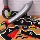 1 x RAW Customer Returns Tacobear 48 Pieces for Kids Birthday Pirates, Inflatable Toys with Hat, Eye Patch, Fake Beard, Pinata Guest Gift Bags for Kids - RRP €24.19