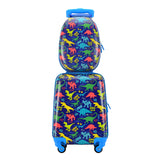 1 x RAW Customer Returns Bontour 2 piece children s suitcase set, backpack children s trolley travel luggage unicorn  - RRP €69.9