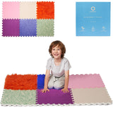 1 x RAW Customer Returns Baby Sensory Rug Nestable Sensory Mats for Autists Multisensory Exploration Sensory Puzzle Sensory Toy for Tactile Play Orthopedic Mat Set 1  - RRP €40.48