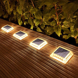 1 x RAW Customer Returns Lacasa Solar Floor Lights Outdoor, 4 Pack Solar Lights for Outdoors Warm White 2700K, 30LM Solar Lamps LED Path Lights IP68 Waterproof Auto ON OFF Solar Garden Lights for Garden Lawn Patio Yard - RRP €35.4