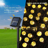 2 x RAW Customer Returns Moxled Solar Fairy Lights Outdoor 60 LED, 11M Fairy Lights Outdoor Solar Waterproof, 8 Modes Solar Fairy Lights Outdoor for Garden, Patio, Balcony, Parties Warm White  - RRP €31.7