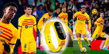 1 x RAW Customer Returns FIT FUN Smart Band Activity Bracelet with Official FC Barcelona Strap - RRP €34.61