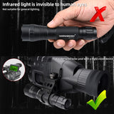 1 x RAW Customer Returns DARKBEAM Infrared Flashlight Night Vision 940nm LED Infrared Light 10W, Work for Night Vision Devices, Zoomable Invisible IR Illuminator Rechargeable for Hunting, Observation, Rescue, with Battery Clip - RRP €52.99