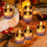 1 x RAW Customer Returns Upgraded 6 Pack Solar Candles Tea Lights - Solar Recharge Candle Solar Flameless Candles Solar LED Candles Ourdoor Waterproof with Dusk Light Sensor for Christmas, Party and Valentine s Day Decor - RRP €24.0