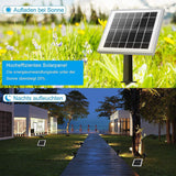 1 x RAW Customer Returns MEIHUA Solar Spotlight Pack of 3 Solar Garden Lights IP66 Waterproof Solar Lamps for Outdoor Use with Ground Spike, 3 Color Temperature Adjustable 2700K 4000K 6000K, for Gardens, Shrubs and Trees - RRP €38.99