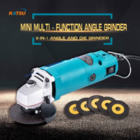 1 x RAW Customer Returns KATSU Mini Electric Angle Grinder 3 75mm, 280W with 5 Cutting Discs Multifunction Corded Electric Angle Grinder for Soft Metal Tile Polishing - RRP €28.5