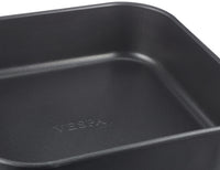 1 x RAW Customer Returns Ve VSP098 Square Baking Pan, Silver - RRP €10.82