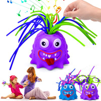 6 x Brand New Hair Pulling Sound Toy, Sensory Monster Toy, Creative Decompression Hair Pulling Sound Toy, Squishy Squeeze Toy, Stress Toy for Kids Purple-Blue  - RRP €115.2