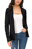 1 x RAW Customer Returns Women s Long Sleeve Open Front Lightweight Knit Cardigan S, Black  - RRP €33.25