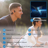 1 x RAW Customer Returns I love e iFecco Bone Conduction Headphones Bluetooth 5.3 - IP68 Underwater Waterproof Swimming Headphones, Open Ear Sports Wireless Headphones with 32G Mp3 for Running, Swimming, Cycling - RRP €67.84