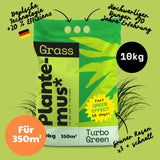 1 x RAW Customer Returns PLANTEMUS Turbo Lawn Fertilizer. Spring and Summer, Fast Action, Ultrasoluble Microcrystal Fertilizer, Nitrogen, German Technology, 10 KG, 350 m  - RRP €37.99