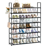 1 x RAW Customer Returns OYREL Shoe Rack 8 Tiers Shoe Organizer Shoe Storage 32-40 Pairs Shoe Rack for Closet Shoe Rack Organizer Entryway Shoe Holder Space Saving Shoe Rack Shoe Stand Large Tall Shoe Tower - RRP €36.99