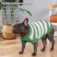 1 x Brand New ALAGIRLS Dress for Soft and Medium Dogs Cat Sweater Dog Sweater Small Dogs Cat Sweater Warm and Beautiful ALASW302-Green-M - RRP €20.4