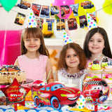 2 x Brand New GENGUTOR 41pcs Car Birthday Decoration Boys, Foil Balloon Balloon, Lightning Mcqueen Birthday Decoration, Cars Birthday Decorations - RRP €18.12