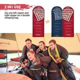 1 x RAW Customer Returns KingCamp Soft Warm Flannel Sleeping Bag, Ultralight Winter Children s Bag, for Children, Sleeping Bag, Blanket for Outdoor Camping Travel - RRP €39.95