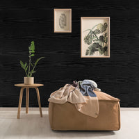 1 x RAW Customer Returns Abyssaly Adhesive Paper for Furniture Black Wood Wallpaper 60cm x 300cm Vinyl Self Adhesive Film for Decorating Furniture Walls Cabinets Counters Kitchens - RRP €26.77