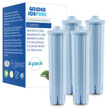 1 x RAW Customer Returns T V S D, NSF certified fully automatic coffee filter water filter replacement for Jura Blue, filter cartridge, compatible with Jura ENA pack of 4 from GOLDEN ICEPURE not for Jura E6, E8  - RRP €20.99