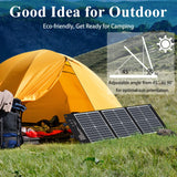 1 x RAW Customer Returns ELECAENTA 60W Foldable Solar Charger Portable ETFE Monocrystalline Solar Panel Type-C PD18W USB QC3.0 DC to Anderson and XT60 for Solar Generators Power Station Outdoor Camping Waterproof - RRP €112.96