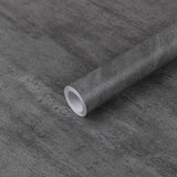 1 x RAW Customer Returns Hode adhesive film furniture grey 40cmx10m furniture film concrete look self-adhesive film for furniture kitchen window sill cupboard dark grey waterproof wallpaper - RRP €32.99