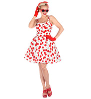 1 x RAW Customer Returns THE 50s FASHION dress with petticoat - M  - RRP €25.5