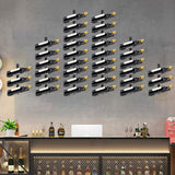 1 x RAW Customer Returns Giyiprpi wall wine rack bottle rack for 6 bottles, metal wine rack hanging wall mounted wine bottle racks, wall shelf wine storage rack for kitchen dining room bar tilt 6  - RRP €43.36