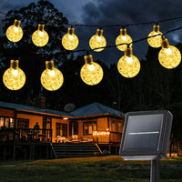 1 x RAW Customer Returns Goodia Solar Fairy Lights Outdoor, 6.5M 30 LED Fairy Lights Outdoor Solar 8 Modes Fairy Lights Outdoor Solar Waterproof IP65 for Garden, Patio, Balcony, Wedding, Parties, Christmas Trees - RRP €9.98