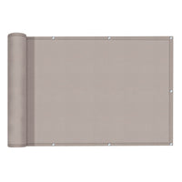 1 x RAW Customer Returns LOVE STORY Balcony Privacy Screens Dividers and Protective Screens for Balconies Waterproof Polyester PES 1.2 x 6 m for Outdoor Garden Balcony, Taupe - RRP €26.54