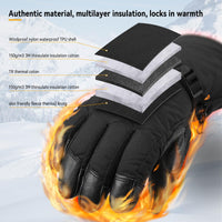 1 x RAW Customer Returns OZERO winter ski gloves, men s and women s winter gloves for snowboard motorcycle ski - RRP €27.99