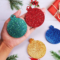 1 x Brand New Iegefirm Resin Molds Silicone, 4 Pieces Resin Christmas Decorations Round Shape Pendant Molds for Epoxy Resin, DIY - RRP €20.4