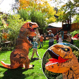 1 x RAW Customer Returns AirSuit XXL Inflatable T-Rex Costume Dinosaur Costume Adult Size Polyester Convenient to Use Resistant Inflatable System Included OriginalCup  - RRP €50.41