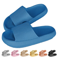 1 x Brand New KLKIT Cloudyzz Bathroom Slippers Cloud Slippers Rubber House Slippers Non-slip Slippers Summer Garden Flip Flops Flip Flops Blue, numeric 44  - RRP €18.19