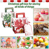 1 x Brand New 24 pieces of Christmas gift bags, gift bags with handle, large Christmas bags, Christmas biscuit bags, kraft paper gift bags, gift bags, Christmas biscuit boxes, Christmas gift boxes - RRP €8.66