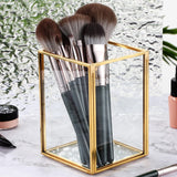 1 x RAW Customer Returns Beaupretty Acrylic Makeup Brush Holder 2 Pack Clear Acrylic Pen Holder Cup Cosmetic Brush Holder Organizer Make Up Brush Storage Holder - RRP €34.79